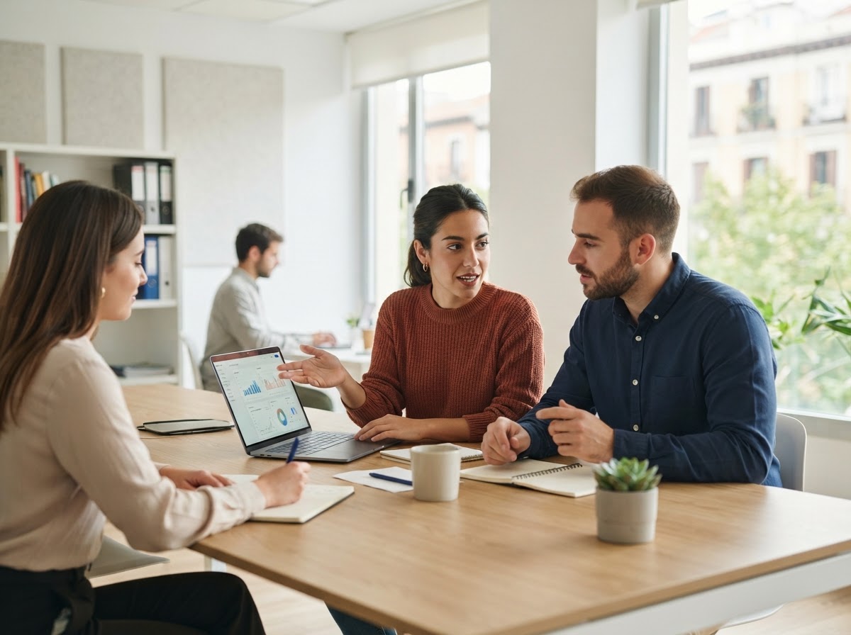 Lebire Figiri - equipo analizando modelos de gestión de riesgo financiero